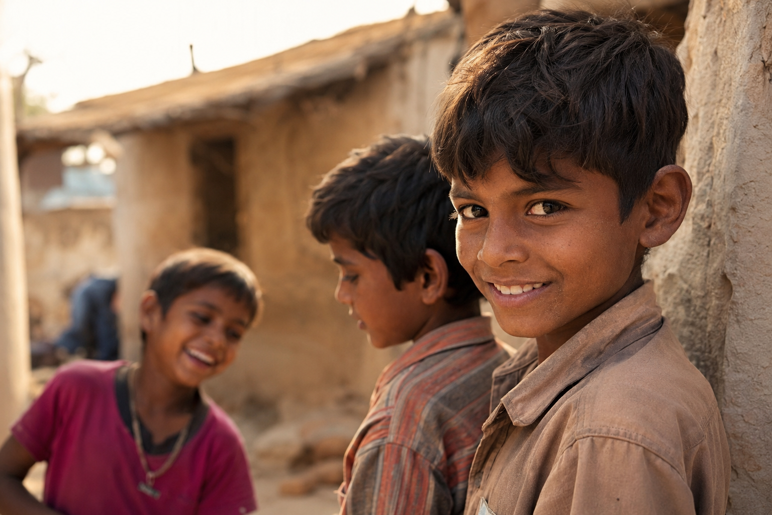 Smiling children